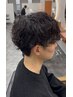 メンズカット+ケアパーマ+5stepトリートメント￥10000/郡山/眉毛/まゆげ