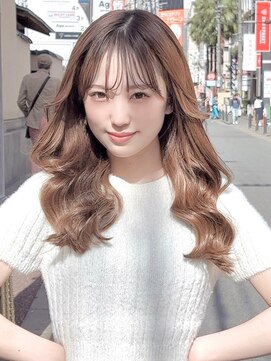 韓国風・抜け感ロング・小顔見え・ダメージケア・ケラスターゼ