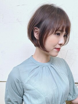 モリオ フロム ロンドン 成増店 【morio成増 セリザワ】ショートボブ ワンカールパーマ