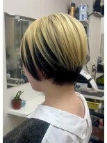 ヘアーサロンアンク(hair salon anc)&nbsp;アンブレラカラーブリーチ２回（縮毛履歴あり）