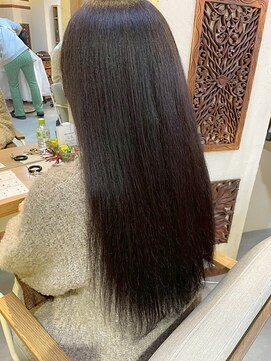 ヘアリゾート粋 ウナム 新宿東口店(enam) 艶髪/髪質改善/ストレート/グレージュ/ナチュラル