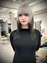 ロテサカエ(Lote.Sakae)&nbsp;着物ヘア/大人ガーリー/ダークアッシュ/似合わせカット/栄