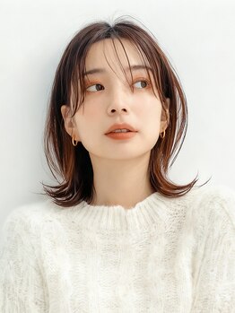 アンジェリカ(Angelica Total Beauty Lifestyle Design)の写真/髪を美しく魅せる上品なカラーが得意なAngelica！透明感と艶を引き出し自然で洗練された印象へ