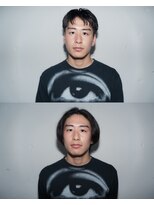 ウェルネス(Wellness)&nbsp;メンズカットスパイキーショートツーブロックセンターパート1