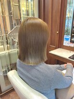 アリレイナ 逗子店(ARIREINA) 透け感ベージュの外ハネボブ