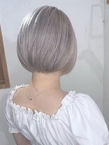 ブレイズヘアー(BLAZEhair) 【透明感バツグン】ホワイトミルクティグレージュ×ブリーチ3回