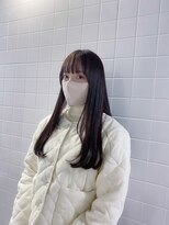 アウラ(aura) 顔周りレイヤー×チョコレートブラウン