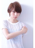 【Ａｓｈ自由が丘/坂本哲也】斜めバング×エレガントショート