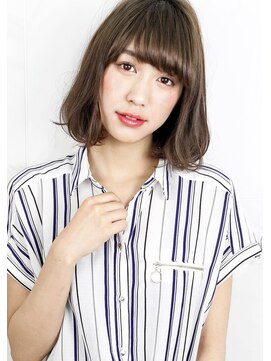 ヘアサロン ガリカ 表参道(hair salon Gallica) 毛束感 ×グレージュ☆小顔ひし形シルエット切りっぱなしボブ ☆