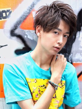 ネイビー(NAVY) 【NAVY】ネープレス爽やかアップバングマッシュショート☆