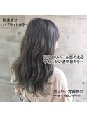 大人可愛い☆ハイトーン外国人透明感カラー★ナチュラルウェーブ