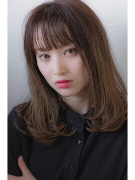 エルフォ(elfo) 【elfo】シースルーバングで可愛さUP！話題の人気モテヘアー