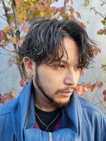 フィフス 原宿(fifth)&nbsp;波巻きパーマツーブロックマッシュツイストスパイラルパーマ