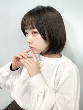 ヘアメイク パッセージノエ 浜田山店(Passage noe) ふんわりコンパクトミニボブ