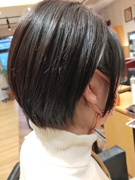 フレンズ 山鼻店(friend's) 髪質改善ストレートパーマくびれショートボブトリートメント6