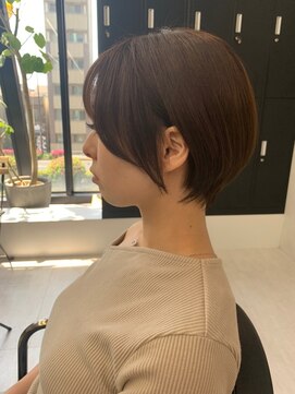 ルネ 北千住(Renee) マロンベージュ_マニッシュショート_ベージュブラウン