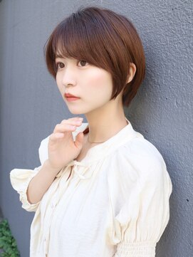 ブゾン(buZon) 【buZonブゾン】丸みショートボブ×ショコラブラウン