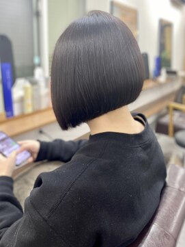 ランプ(Lamp) くびレイヤーグレーベージュニュアンスカラー白髪染め白髪ぼかし