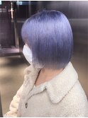 黒髪/グレーベージュ/レイヤーロング/ブリーチ/栄/名駅