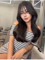 ノク(nok)&nbsp;ライトニンググレー_オリーブベージュレイヤーカット