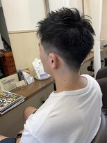 コアフィールフィス(COIFFURE fils)&nbsp;【見附　今町】メンズ似合わせカット　黒髪　フェード