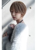 大人可愛い20代30代40代黒髪前下がりショートボブ丸みショート◎