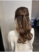 ハーフアップ/ヘアアレンジ