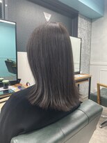 ロフティー 清澄白河(LOFTY)&nbsp;外ハネミディアム/艶髪/くすみベージュ/髪質改善/清澄白河