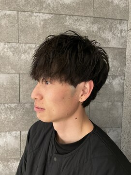 ニアウ 伊勢崎連取店(Niau) メンズマッシュツイストスパイラルパーマメンズパーマ