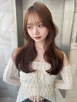 リリー(Lilley)&nbsp;くすみベージュ×姫カットレイヤー×韓国風巻き【ayana】