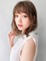 デジタルパーマホワイトグレージュくびれヘア艶感#292f0427