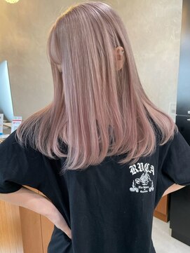 ウェイビーズ(WAVY'S) xブリーチ/イメチェン/ホワイトブロンド/外ハネボブ/美髪/