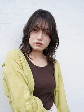 エルズ 大宮店(ailes) 《asu》ダークパープル/ナチュラルショート/ミルクブラウン/夏