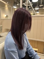 シダ(sida)&nbsp;ブリーチしても艶感がすごいピンクバイオレット