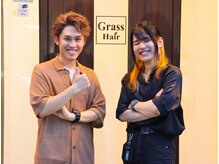 グラスヘア 流川店(Grass Hair)の雰囲気（明るいスタッフが待ってます(｀・ω・´)ゞ）