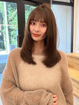 ユーフォリア 青山(Euphoria) 大人かわいいワンカールロングヘア10代20代30代40代