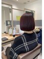 バサ 鷺ノ宮店(BASSA)&nbsp;艶×ワインレッド×切りっぱなしボブ♪♪