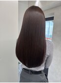 艶髪ロング×ストレートレッドブラウン