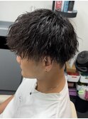 メンズマッシュ　ツイストスパイラルパーマ