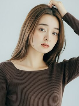 レフラム 獨協大学前店(le:fro:m) 獨協大学レイヤーカット/大人綺麗めストレートヘア/髪質改善