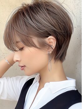 エクラージュ(eclarge)の写真/小顔に見えると大好評の抜け感ショート★大胆なイメチェンやちょっと雰囲気を変えたい方もお任せ◎