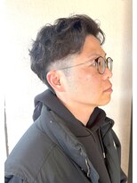 リリ(Liri material care salon by JAPAN)&nbsp;大人なアップバングニュアンスパーマ