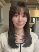 マッシュ チャヤマチ(MASHU chayamachi) 柔らか透明感/ブリーチなし/オリーブブラウン/大阪梅田