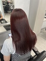 ネウィ 所沢(newi)&nbsp;縮毛矯正とワインレッドカラー
