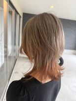 ヘアサロン アプリ(hair salon APPLI) 大人ハイトーン×くびれウルフレイヤー