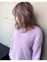 バーチョ(bacio)&nbsp;【bacio】さくらピンク  ミディアムボブ  外国人風