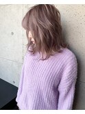 【bacio】さくらピンク  ミディアムボブ  外国人風