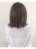 切りっぱなしボブ＊外国人風カラー 担当坂本