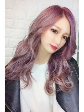 アルバ ヘアリゾート(ALBA) 【ALBA千葉将大】ピンクラベンダーグラデーション【三鷹】