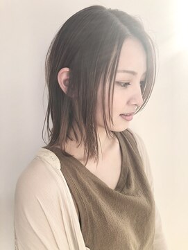 サラビューティーサイト 志免店(SARA Beauty Sight) 切りっぱなしロングボブ
